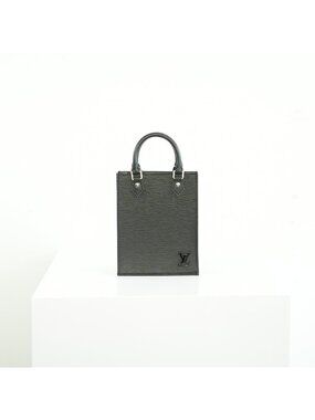 Louis Vuitton Black Sac Epi Leather Bag
